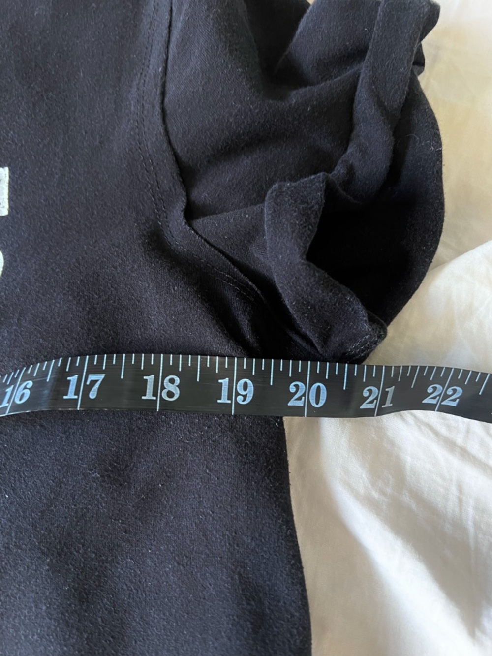 Texas Graphic Cropped Tee Black Made in USA Size M - Picture 5 of 7